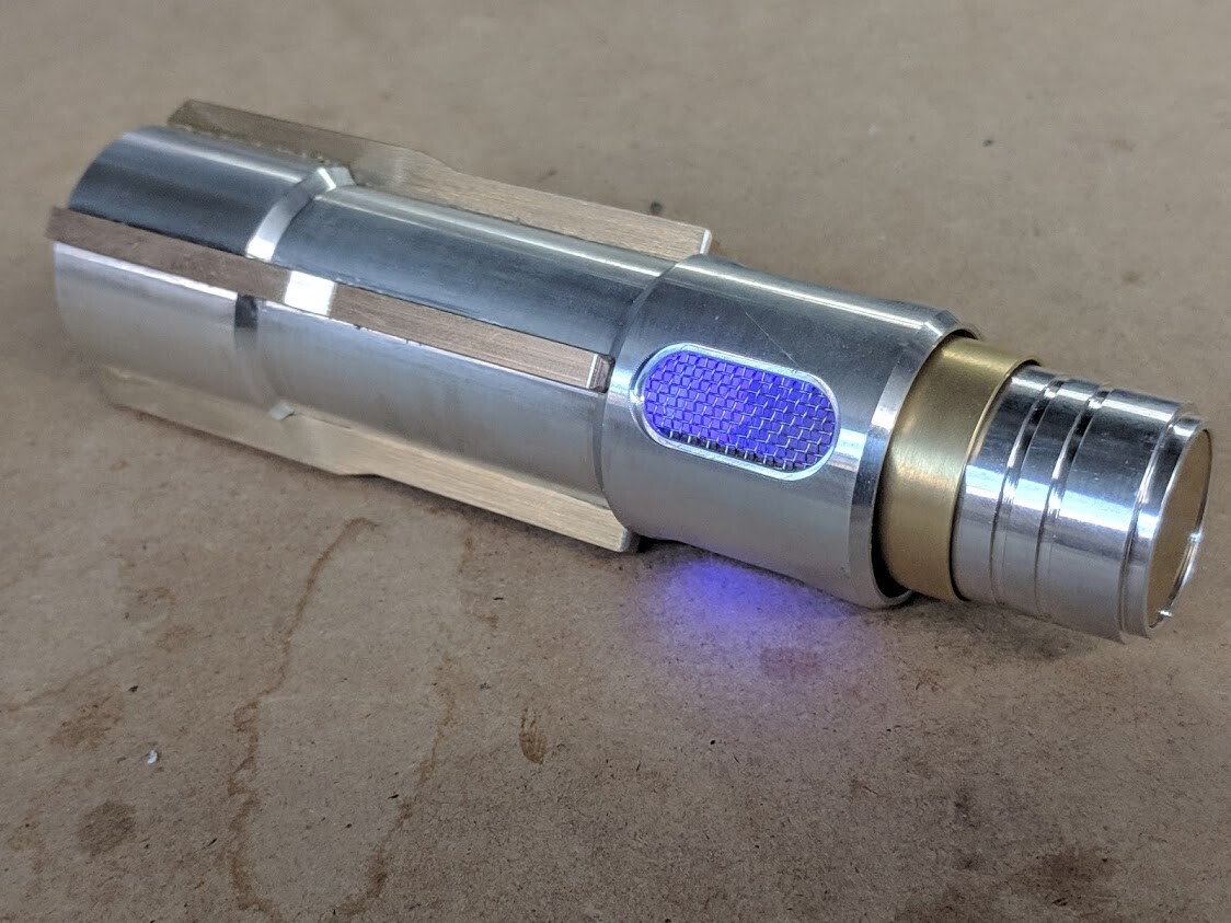 Solo hyperfuel coaxium vial or vial and case star wars prop replica