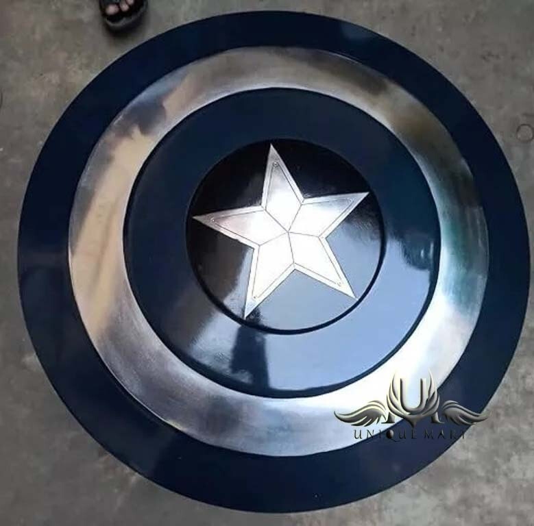 Captain America Shield Metal Marvels Avengers Legend Wearable Movie Prop Shield