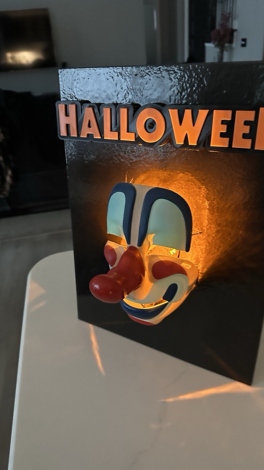 Halloween Young Michael Myers Led Light Up Plaque Display Collectible Clown