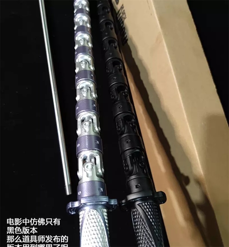The Avengers Taser Baton Black Widow Stick Weapon LED Halloween Cosplay Props
