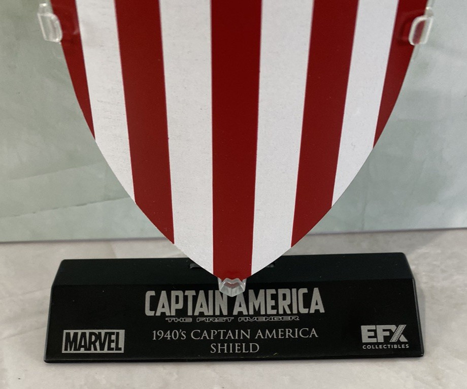 The First Avenger 1940’s Captain America Shield Replica Prop EFX Marvel Metal 5″