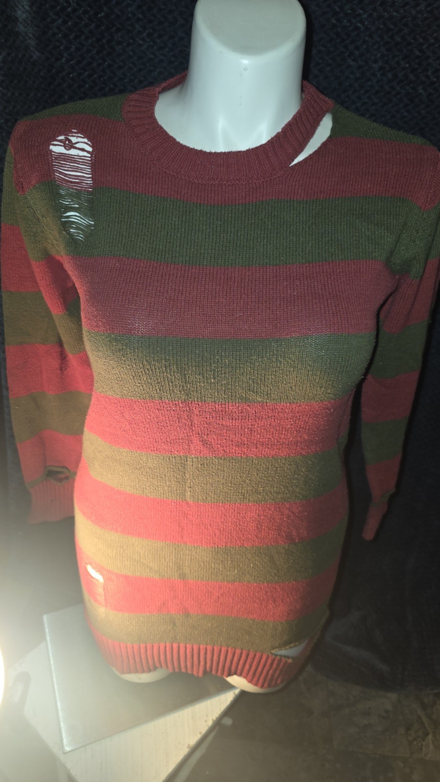 Freddy Krueger Sweater Nightmare Elm Street 1980s rare unique prop