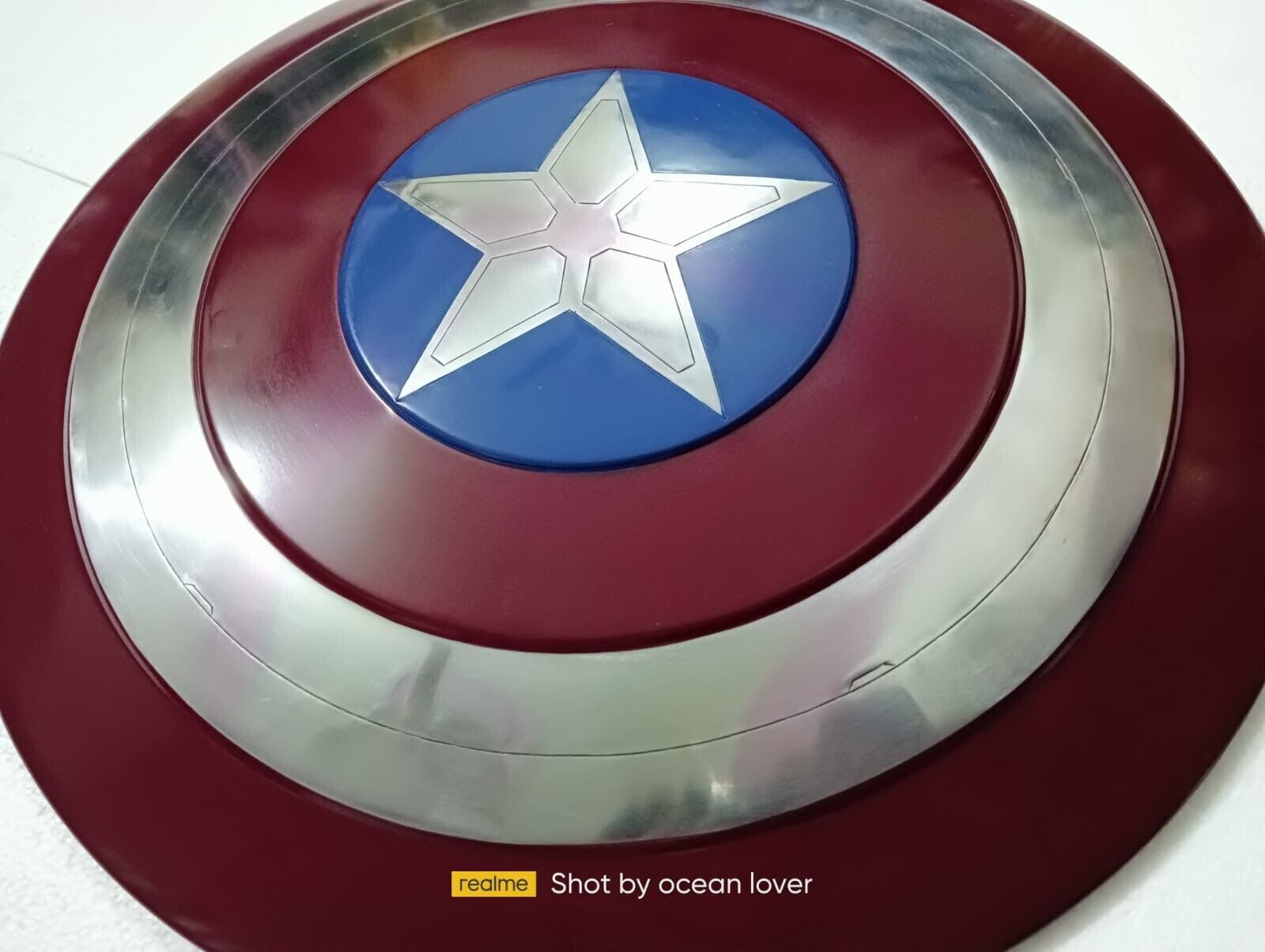 Captain America Shield – Metal Prop Replica – Screen Accurate – 1:1 Scale Gift