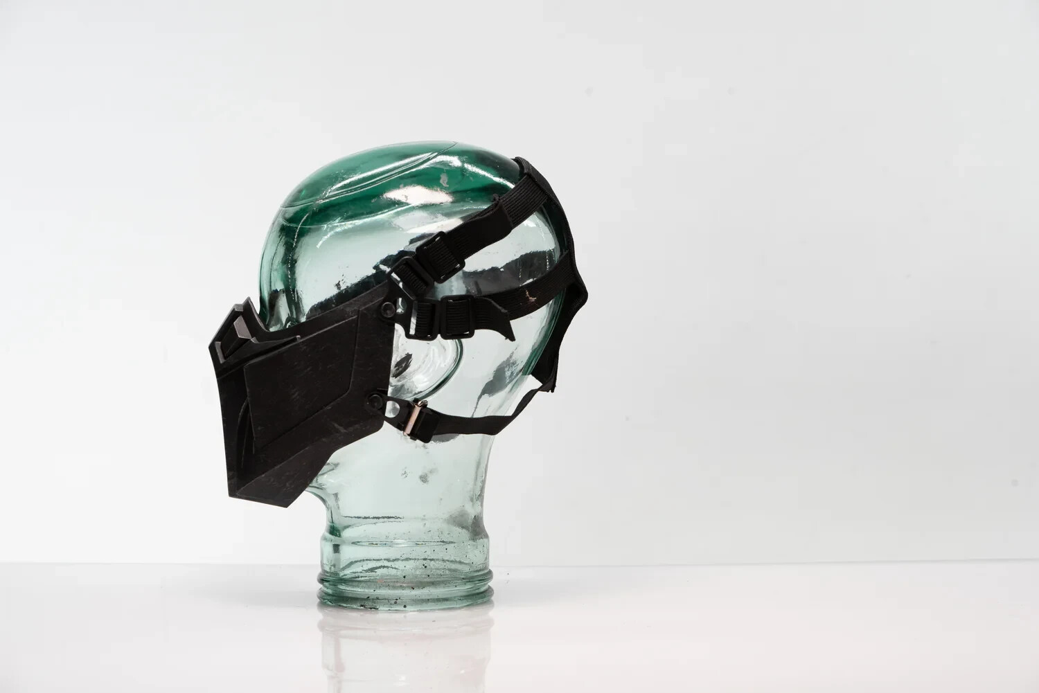 Cosplay Face Mask – Weathered Black